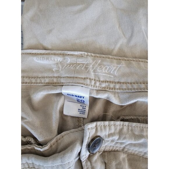 Old Navy The Sweetheart Jean Tan Khaki Flare Women's Size 20 - Picture 3 of 6